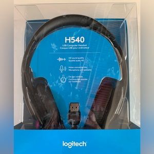 Logitech High-performance USB Headset H540 for Windows and Mac, Skype Certified